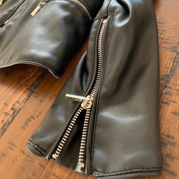 Zara Faux Leather Jacket - Picture 4 of 8